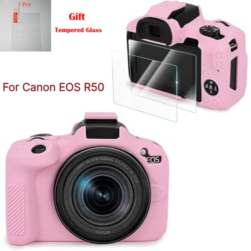 Canon Camera Eos R50 - สำหรับกระเป๋ากล้อง Canon EOS R50 พร้อมเคสซิลิโคนกันลื่นสำหรับกล้อง R50