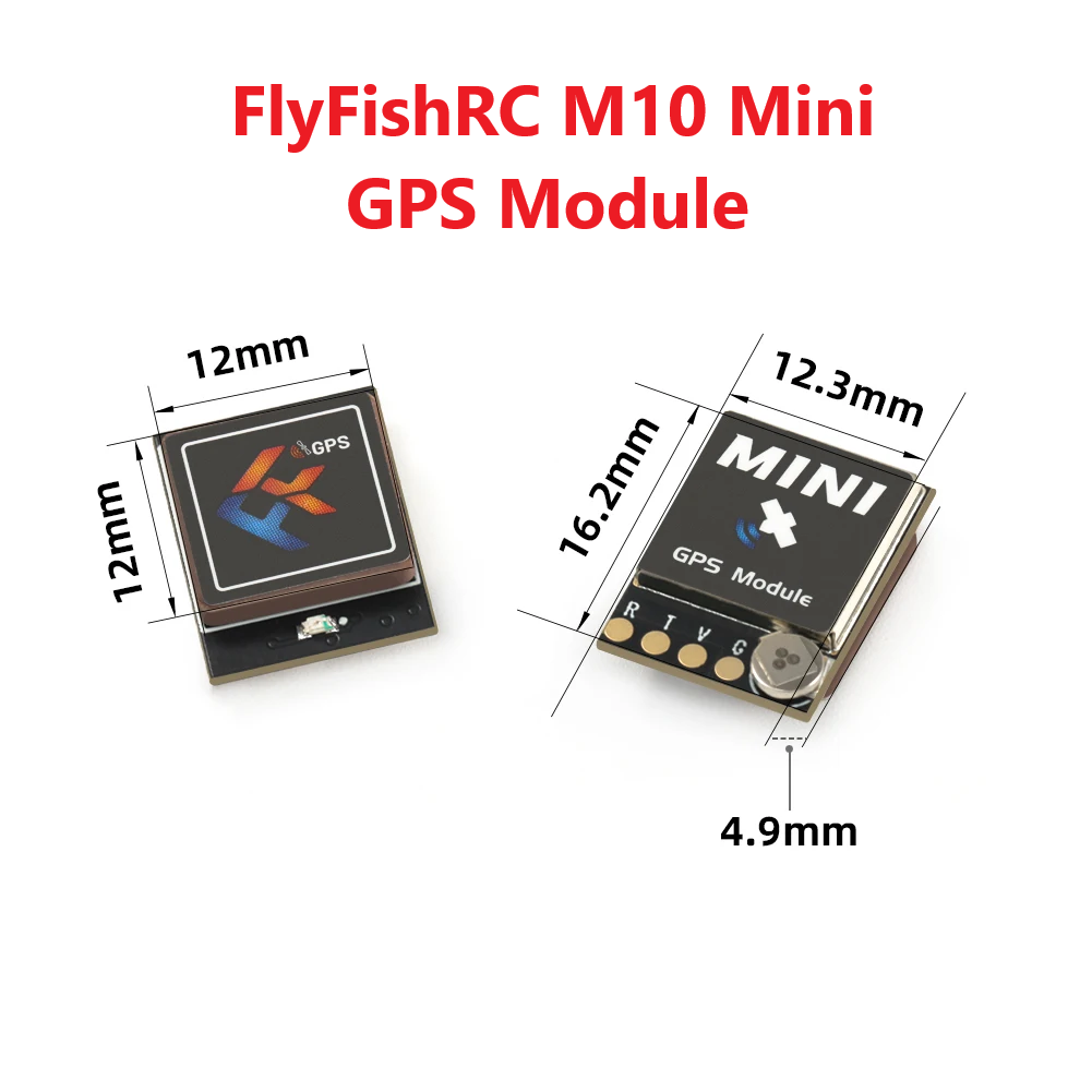 Drone Kit Long Range - Flyfishrc โมดูล GPS ขนาดเล็ก M10เสาอากาศเซรามิกในตัวรุ่น10th สำหรับอุปกรณ์สำหรับโดรนระยะไกลบังคับวิทยุ