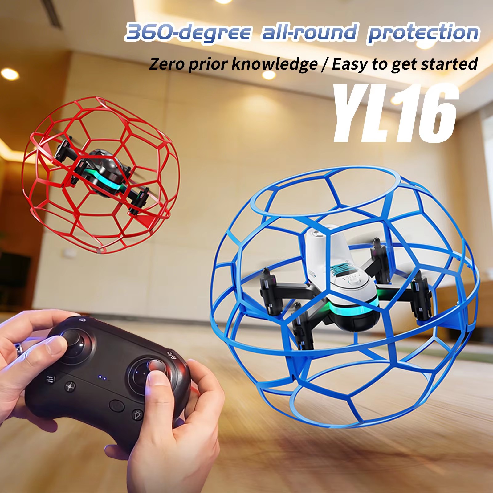 โดรน YL16 RC 2.4G 4ch โหมดไร้ห - Drone Kit Tricopter บทวิจารณ์และราคา
